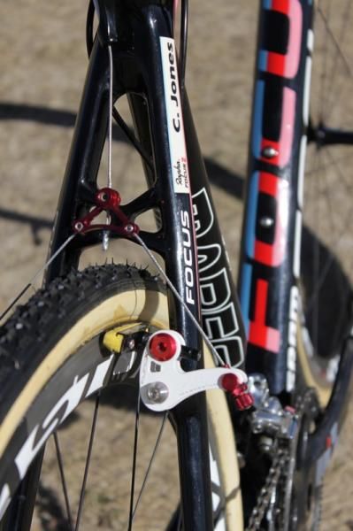 Jones uses TRP's EuroX Magnesium with SwissStop's Yellow King brake pads