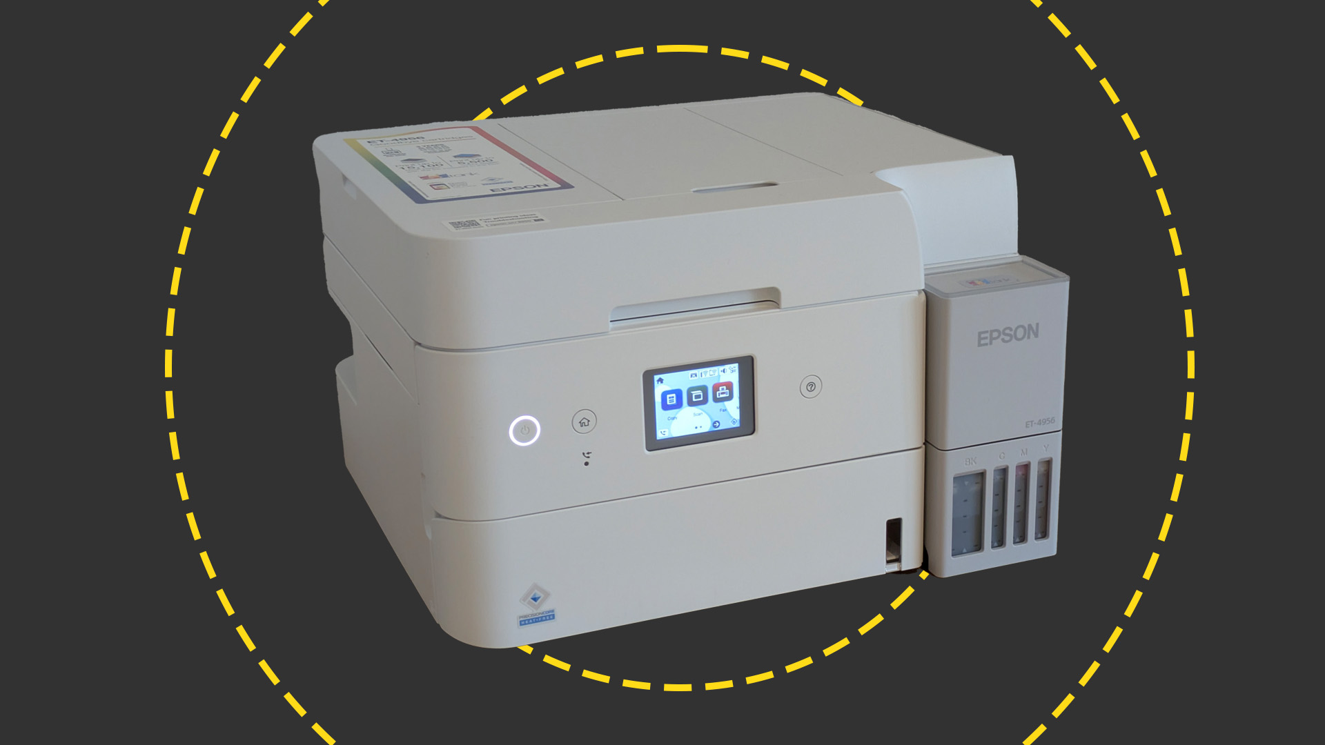 The EcoTank ET-4956 on the ITPro background