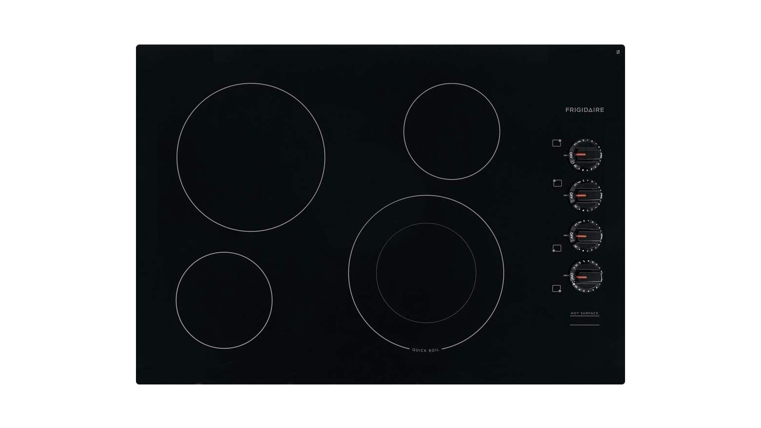 Best electric cooktops: Frigidaire FFEC3025UB