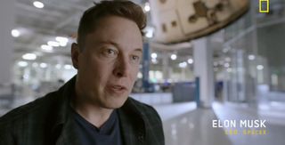 Elon Musk, founder and CEO of the private spaceflight company SpaceX, is one of the real-world space experts interviewed in the National Geographic Channel series "Mars."