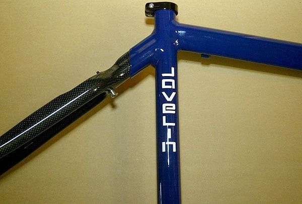 Brunello seat tube - not the external, removable seat clamp, a sure sign of race-dayt practical experience!