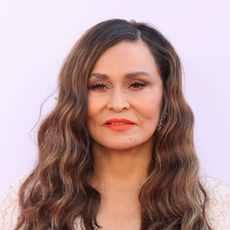 Tina Knowles on a red carpet