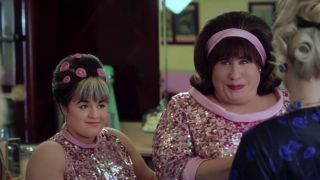 Nikki Blonsky and John Travolta in Hairspray