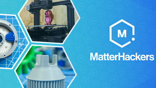MatterHackers products on display including a 3D printer