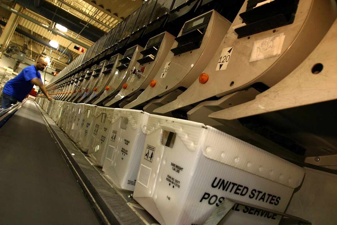 usps processing machine