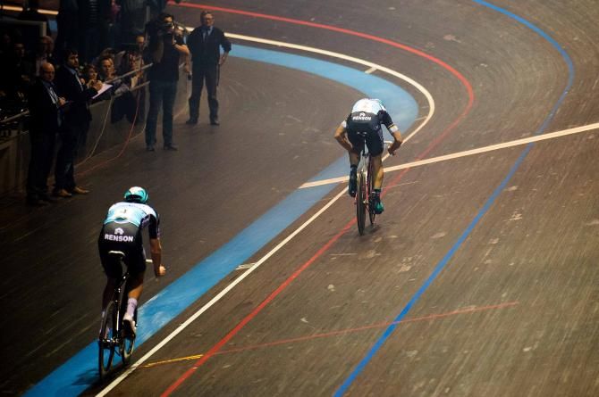 Tom Boonen goes for the line