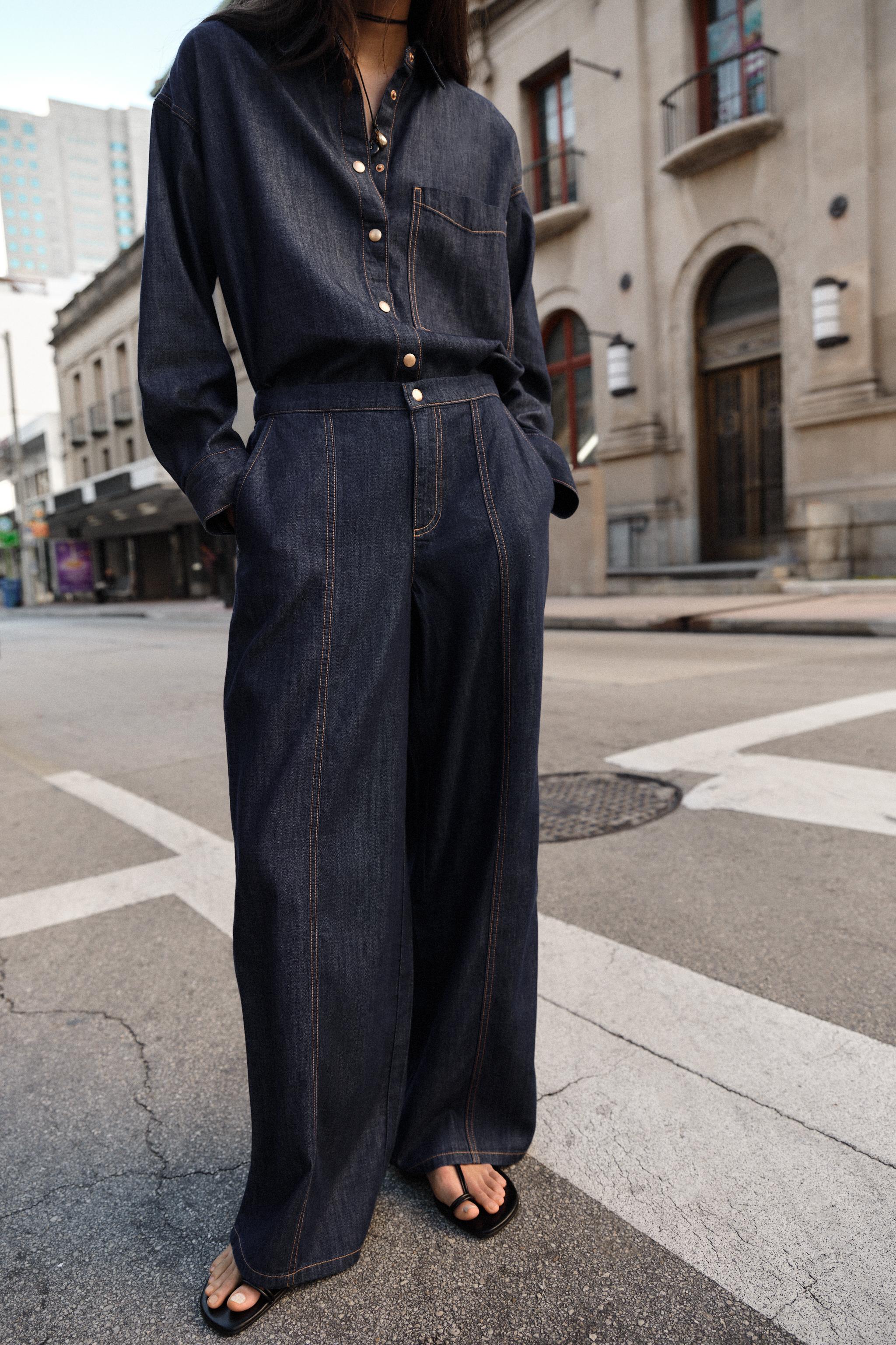 Z1975 High-Waist Jogger Wide-Leg Jeans