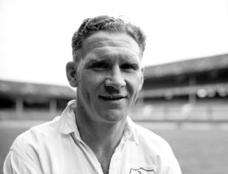 Bill Nicholson pictured as a Tottenham player, 1952