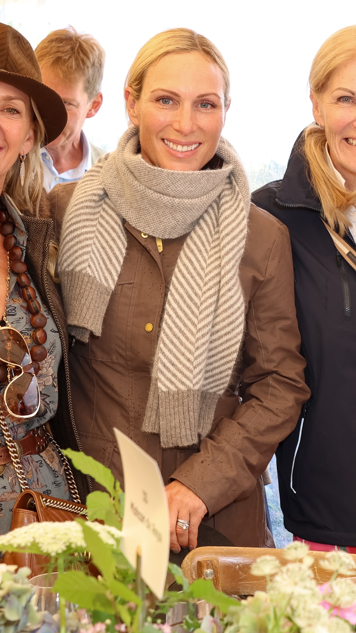 Fiona Howden, Zara Tindall, Jayne McGivern and David Howden attend Cornbury House Horse Trials at Cornbury Park on September 12, 2025
