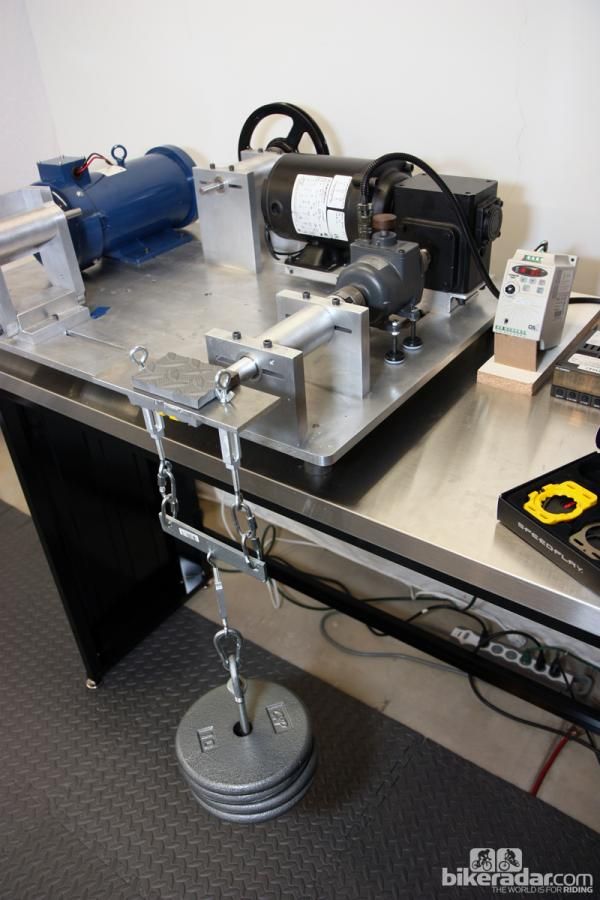 Pedal friction is measured with an applied lateral load. Frictional losses are measured with a direct transducer.