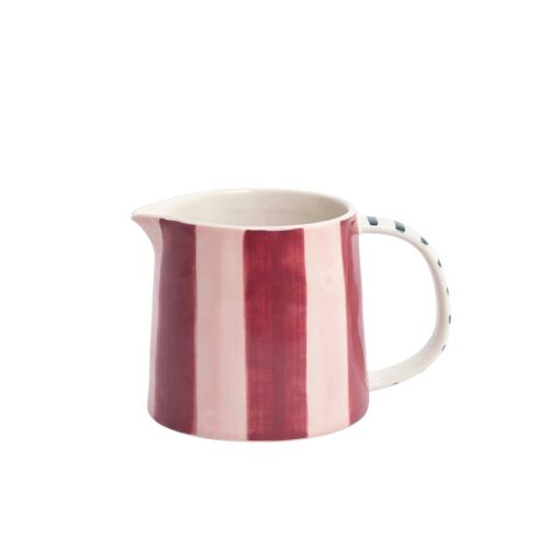 Striped Milk Jug