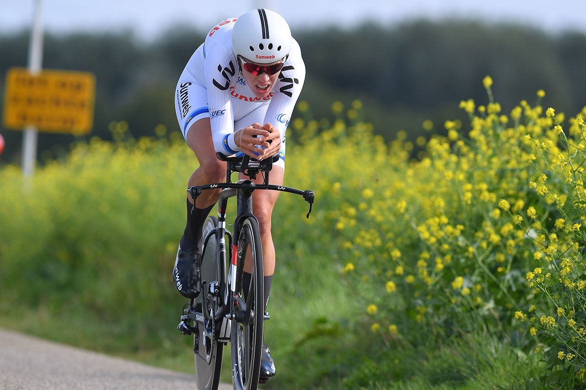 European time trial champion Ellen van Dijk (Team Sunweb)