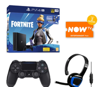 1TB PlayStation 4 + Dualshock 4 wireless controller + GAMEware PS4 Chat Headset + NOW TV 2 Months Entertainment Pass