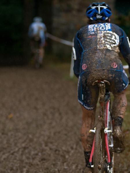 The conditions drew dismal as the race went on.