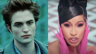 Twilight's Robert Pattinson and Cardi B in pink for music video 