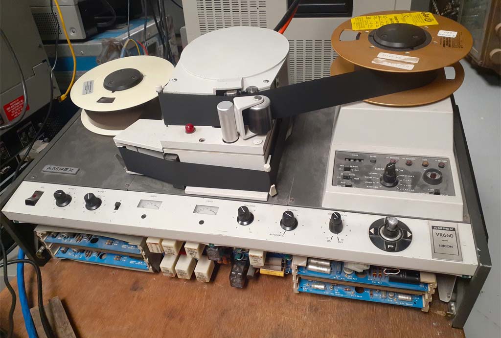 The release of the VR-660 by Ampex in late 1962 spurred some early ENG experimentation by at least one broadcast group. The 2-inch helical scan machine was much smaller and less costly than its &amp;ldquo;quad&amp;rdquo; counterparts, but provided almost identical video quality. The unit served as the centerpiece of Triangle Publications&amp;rsquo; early experimentation with electronic newsgathering. (The VR-660 shown here is a later model equipped with rudimentary editing capability.)