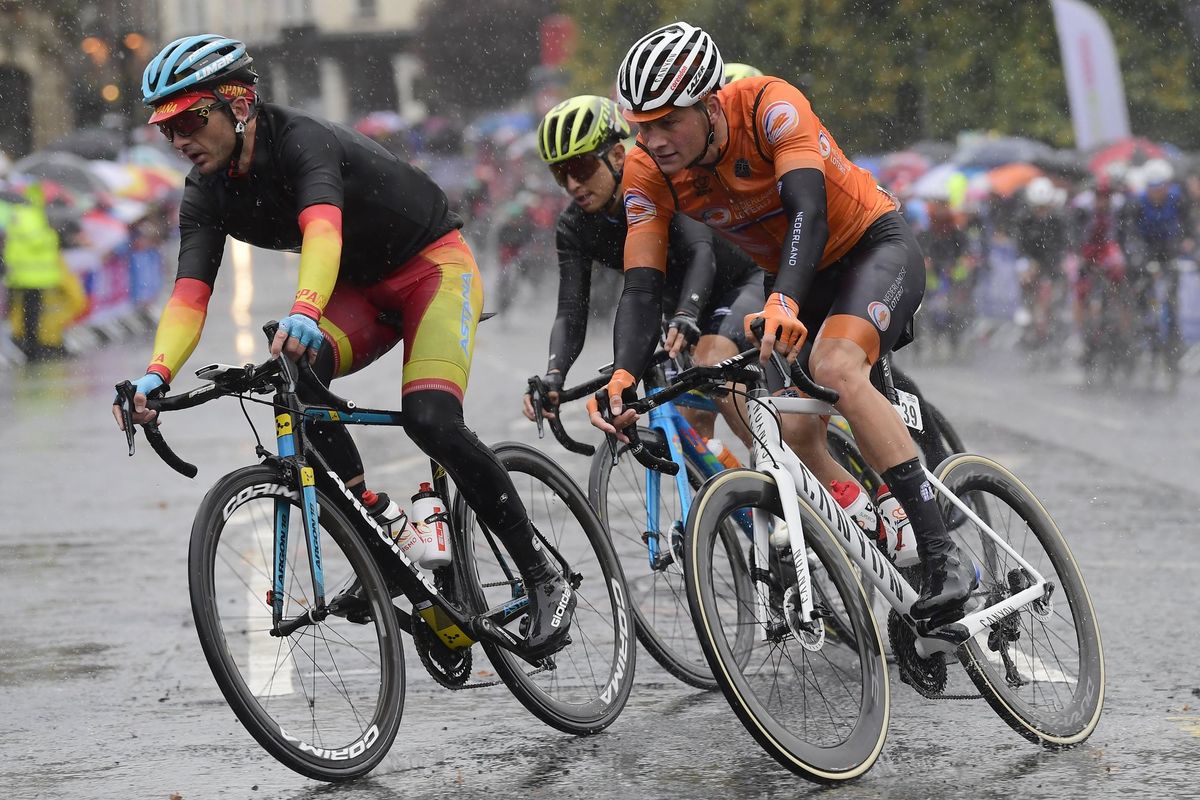 Mathieu van der Poel with Gorka Izagirre