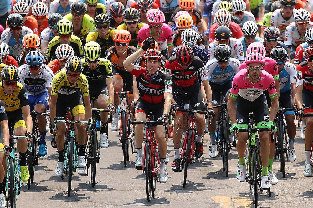 It was another hot day in the saddle