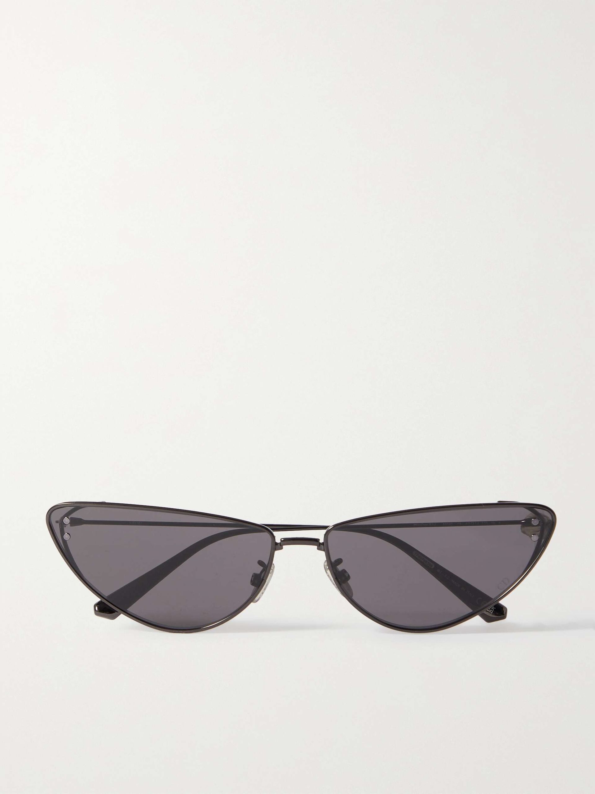 Missdior B1u Cat-Eye Metal Sunglasses