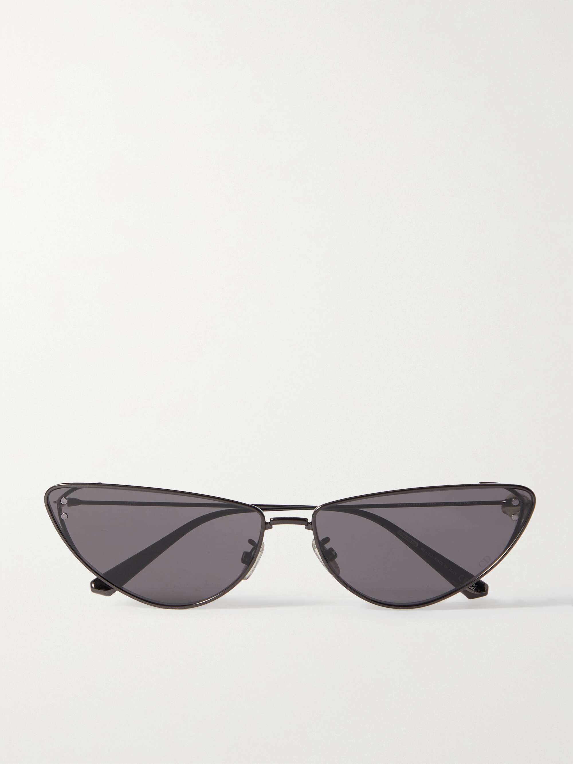 Missdior B1u Cat-Eye Metal Sunglasses