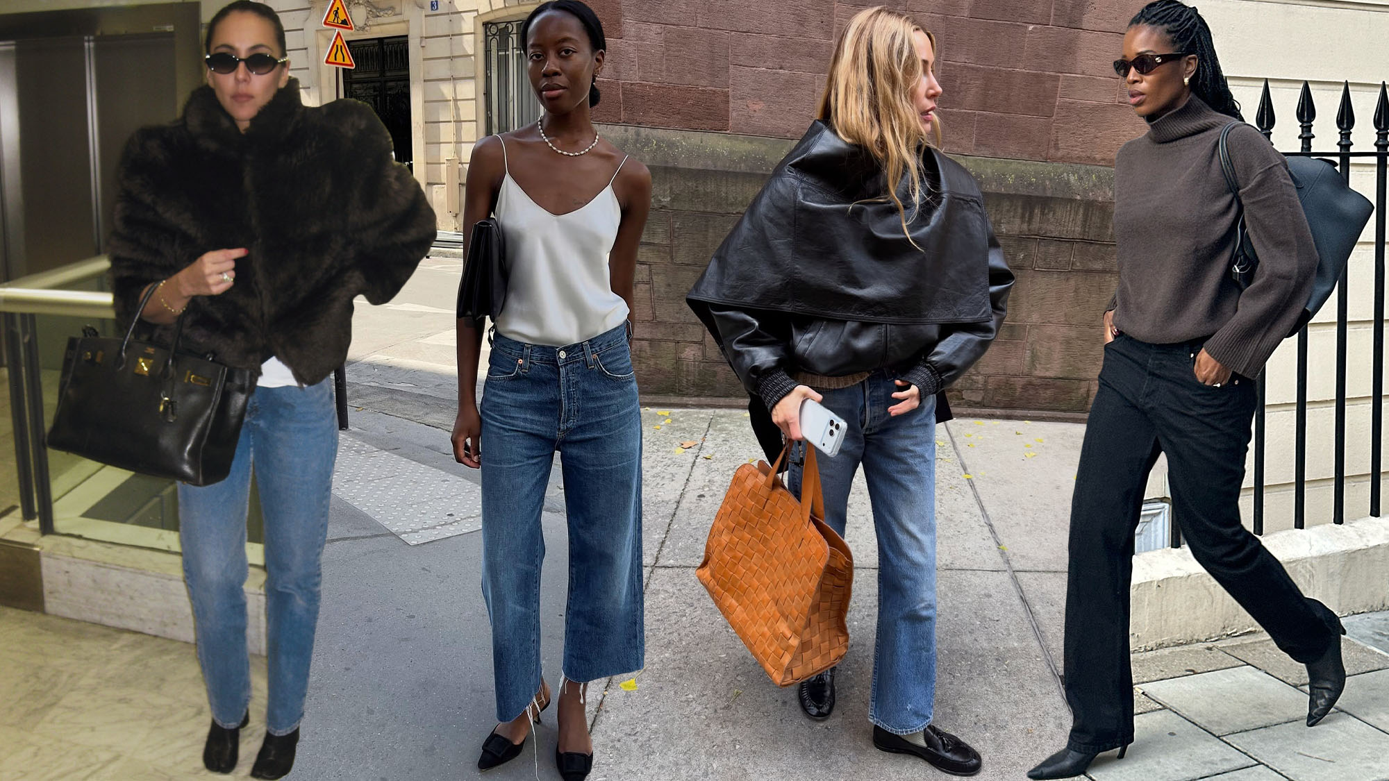 Influencers wearing jeans