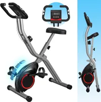 LINBOLUSA Portable Folding Exercise Bike