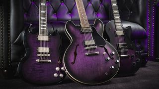 Gibson dark purple burst