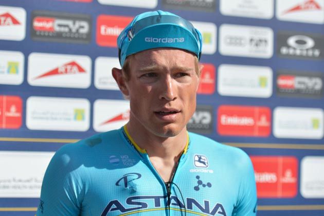 Denmark&#039;s Magnus Cort Nielsen (Astana) won stage four. (Photo by Artur Widak/NurPhoto via Getty Images)