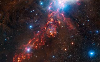 Star Formation in Orion Nebula space wallpaper