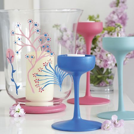 diy pretty glassware