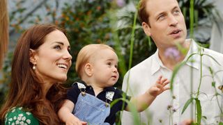 Prince and Princess of Wales with baby Prince George