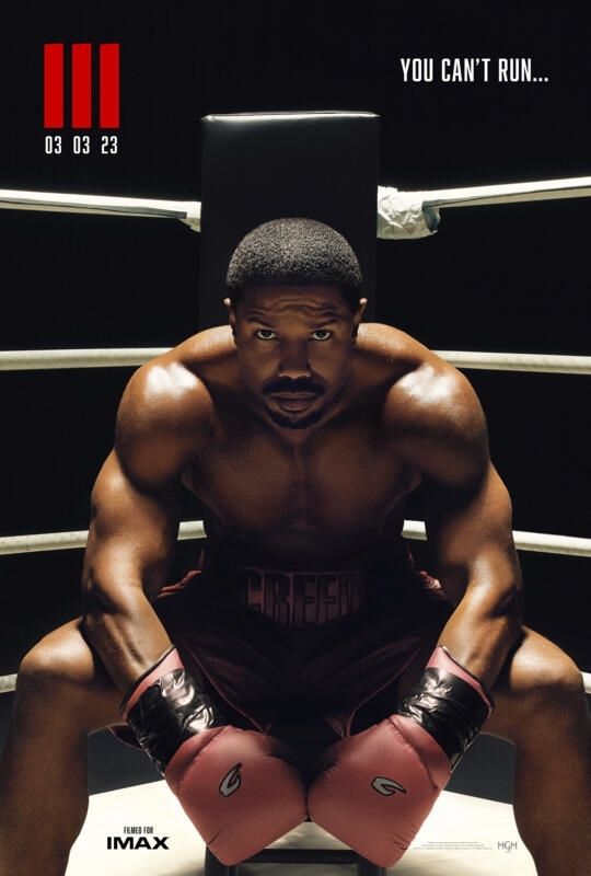Michael B. Jordan Creed III poster
