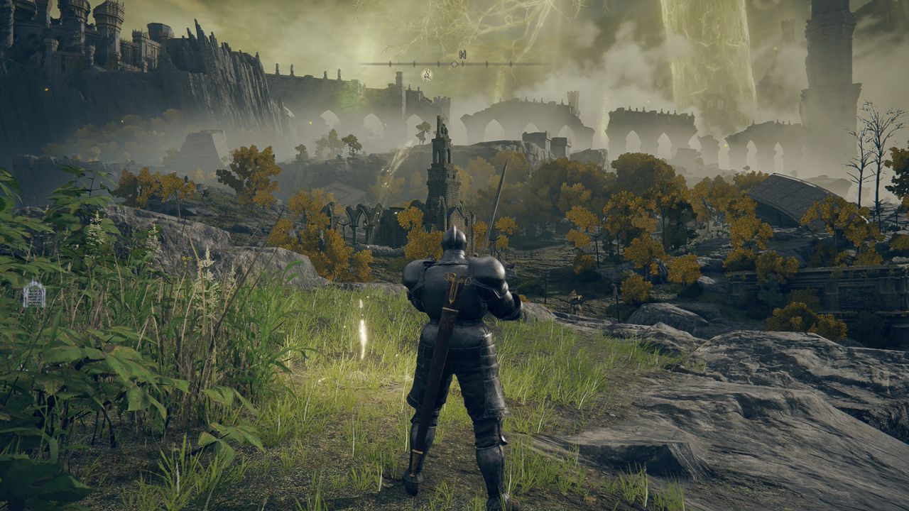 A screenshot of Elden Ring Tarnished Edition in docked mode on the Switch 2