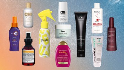 best at-home keratin treatments: hers hair mask, ogx keratin oil condition, k18 treatment, and more
