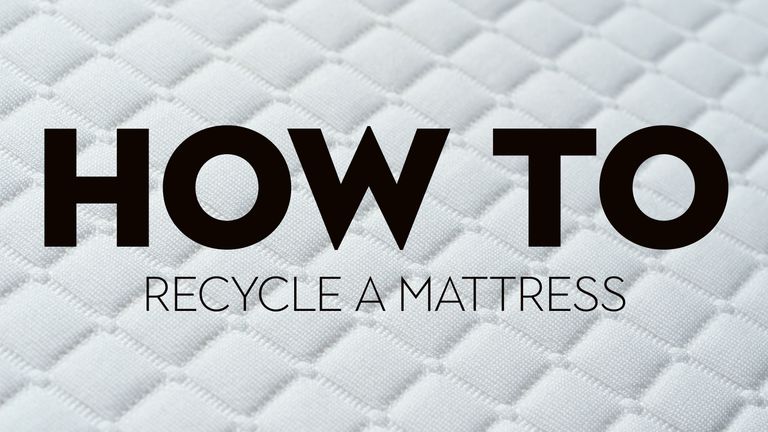 How to recycle a mattress graphic
