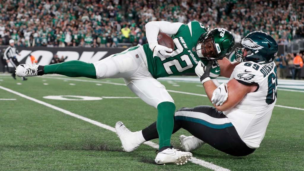 Philadelphia Eagles at New York Jets on Oct. 18, 2023