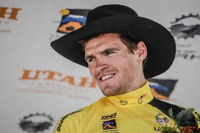 Greg Van Avermaet (BMC) got to take home some western ware for today's win.