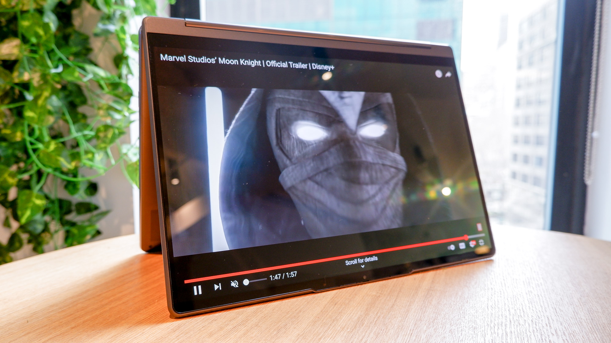 Movies, TV shows and streaming content look brilliant on the Yoga 9i Gen 7