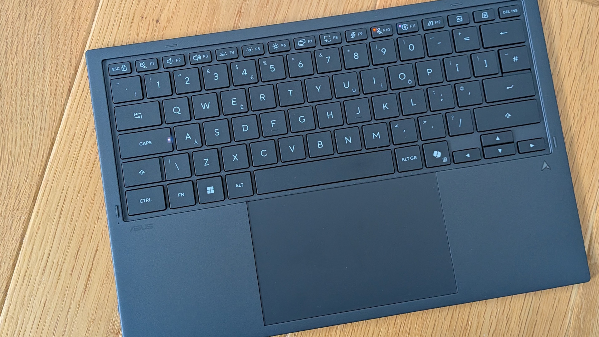 The Asus Zenbook Duo 2026 on a desk