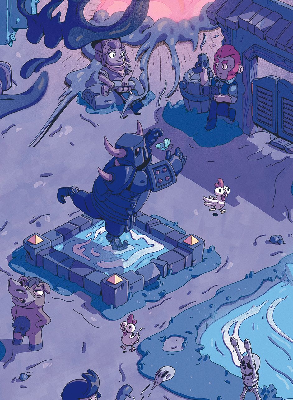 Supercell artwork showing game characters