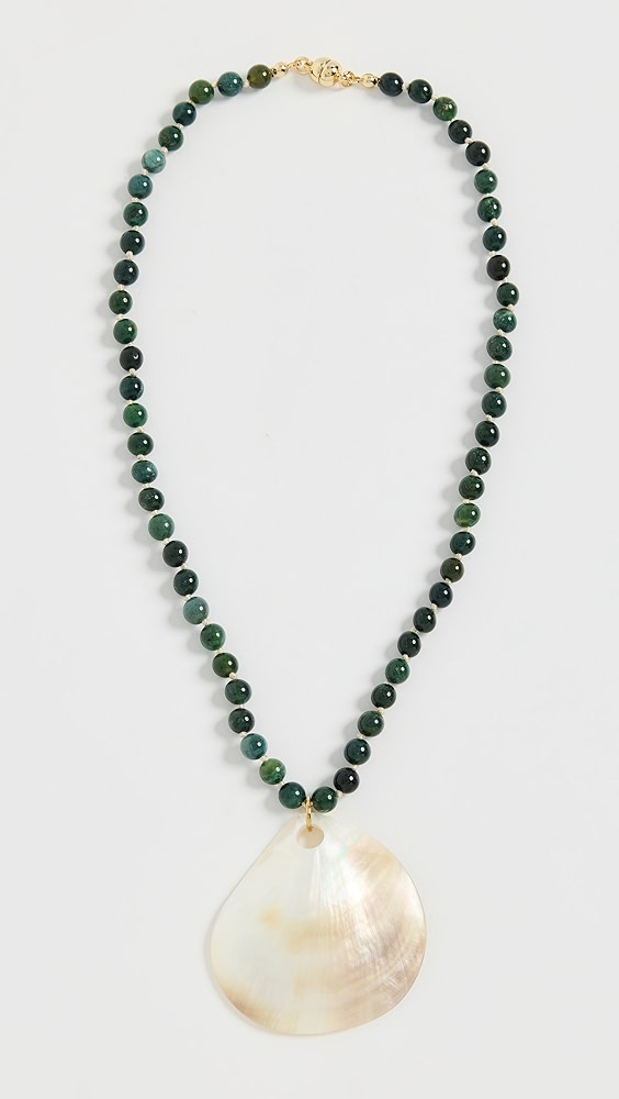 Luv Aj the Mallorca Shell Pendant Necklace