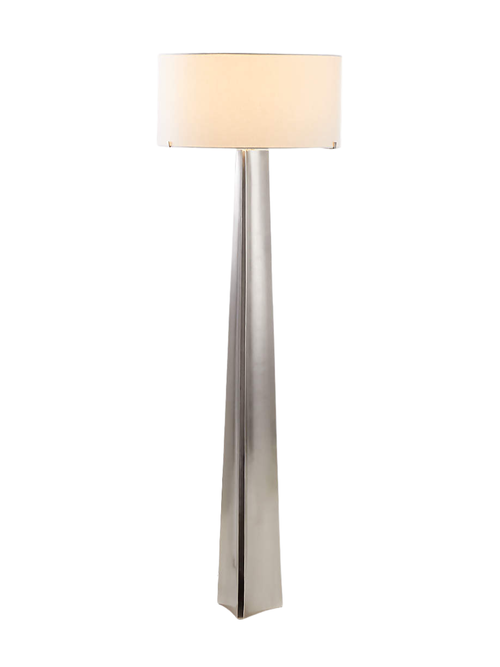 Isla Pewter Triangle Floor Lamp 