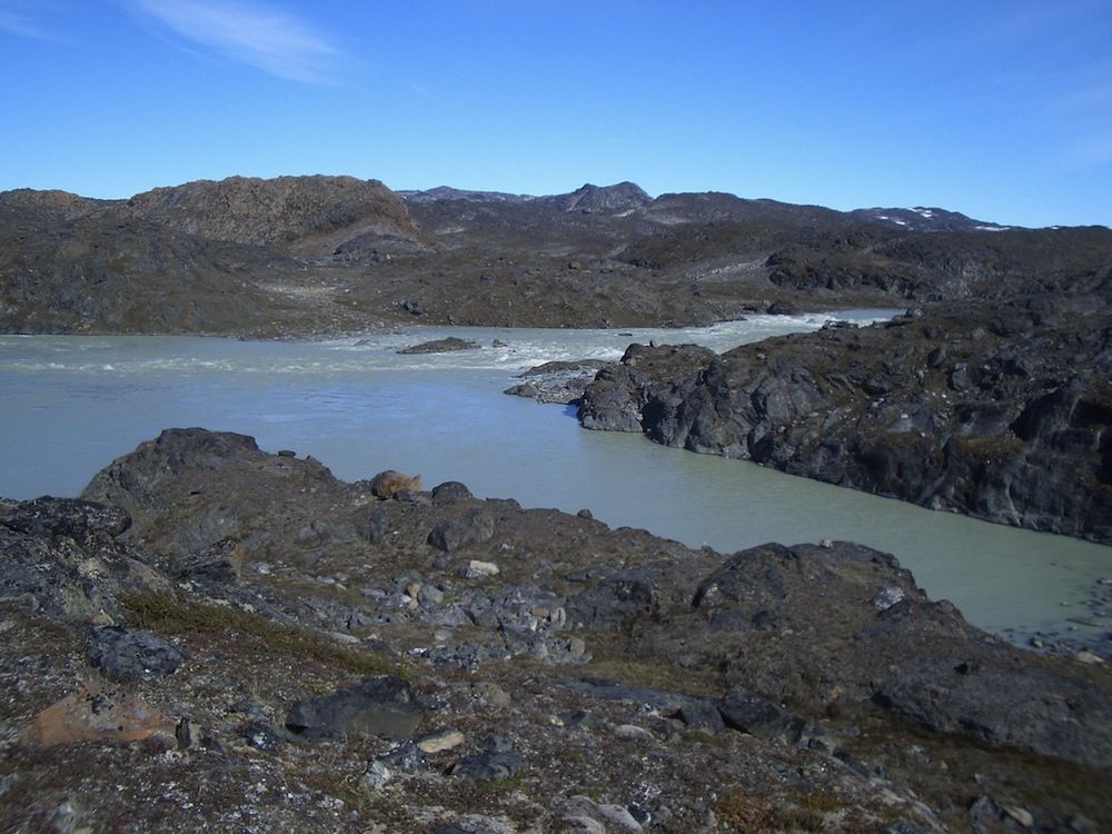 Mud volcanoes in Greenland.