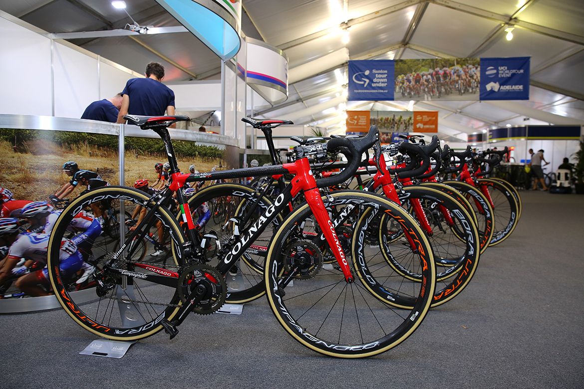 A fleet of Colnago C60s for UAE Abu Dhabi