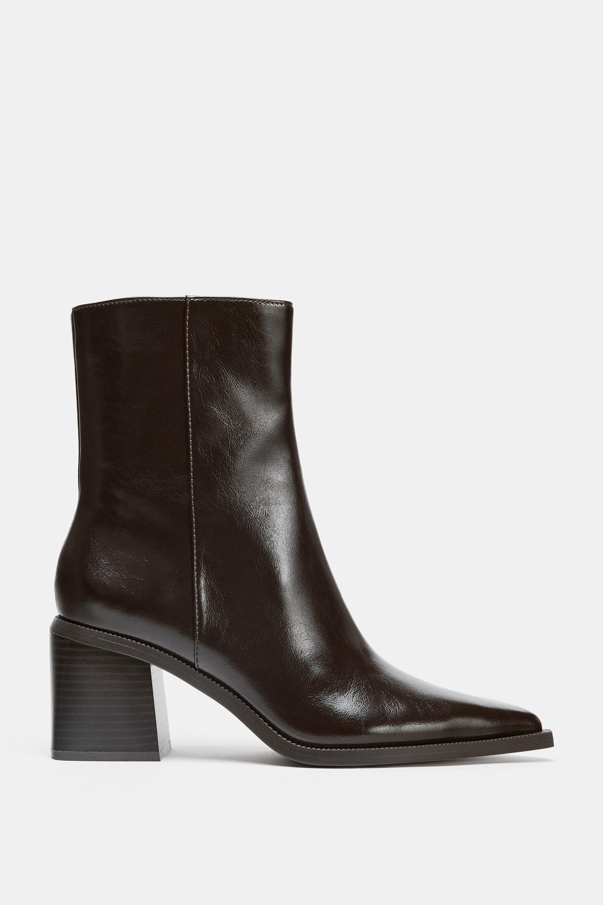 Block Heel Ankle Boots