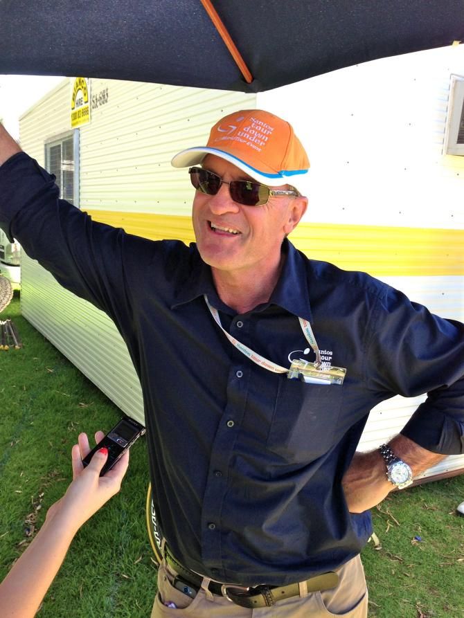Mike Turtur was pleased with the format of the 15th Tour Down Under