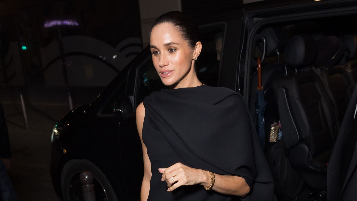 Meghan Markle Made Her First Ever Paris Fashion Week Appearance, Wearing Two Custom Balenciaga Looks