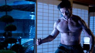 hugh jackman topless the wolverine claws