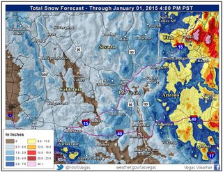 Las Vegas snow forecast