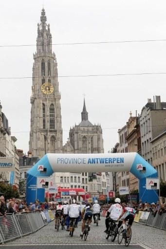 Antwerp's city center was the site of the Derny spectacle